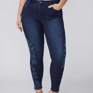 Lane Bryant mid rise super stretch ankle